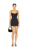 Bella Venice Caroline Mini Dress In 黑色