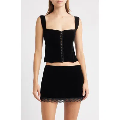 Bella Venice The Ambrose Corset Top In Black
