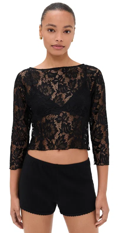 Bella Venice The Camille Top Black