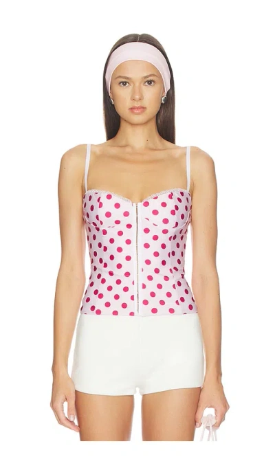 Bella Venice The Caroline Corset In Pink