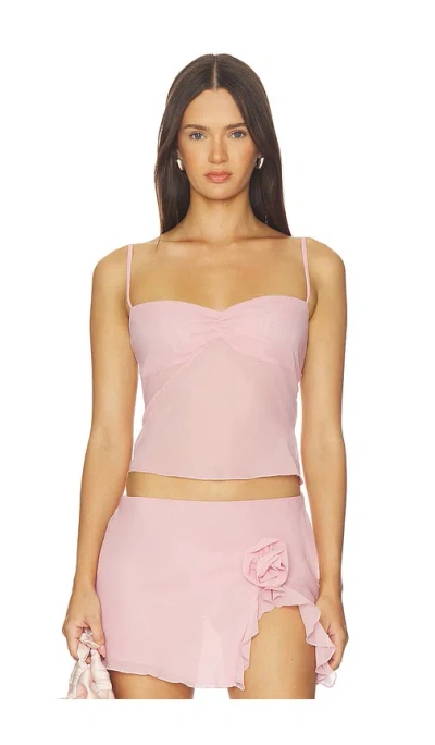 Bella Venice The Claire Top In Pink