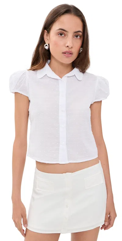 Bella Venice The Eloise Top White