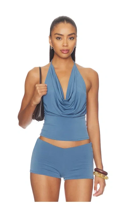 Bella Venice The Elsa Top In Blue