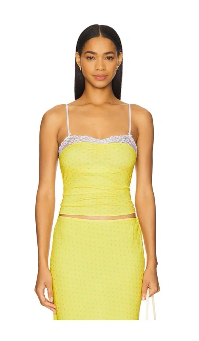 Bella Venice The Evelyn Top In 黄色