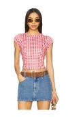 Bella Venice The Immy Top In Red