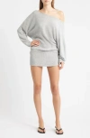 Bella Venice The Izzy Mini Dress In Heather In Gray