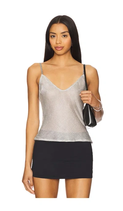 Bella Venice The Jackie Top In Silver