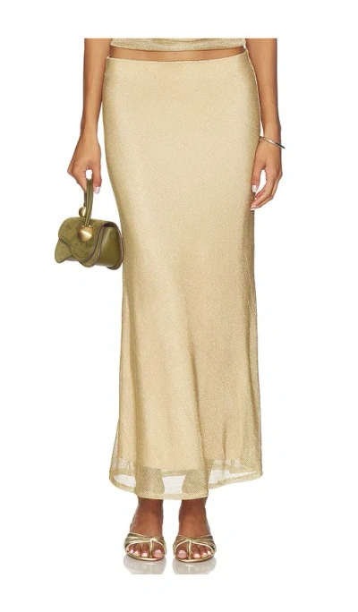 Bella Venice The Jessie Slip Skirt In Neutral