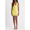 Bella Venice The Jordan Polka Dot Minidress In Yellow