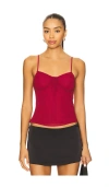 Bella Venice The Josephine Top In Red