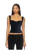 Bella Venice The Julie Corset In Blue
