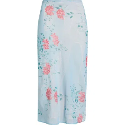 Bella Venice The Lawson Floral Skirt In Blue