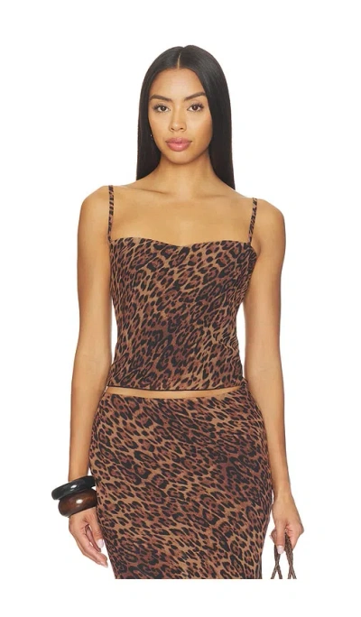 Bella Venice The Sadie  탑 In Brown