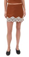 Bella Venice The Sienna Skirt Brown In Brown