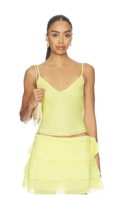Bella Venice The Sila Top In Yellow