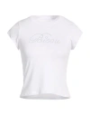 Bella Venice Woman T-shirt White Size S Polyester, Elastane In White