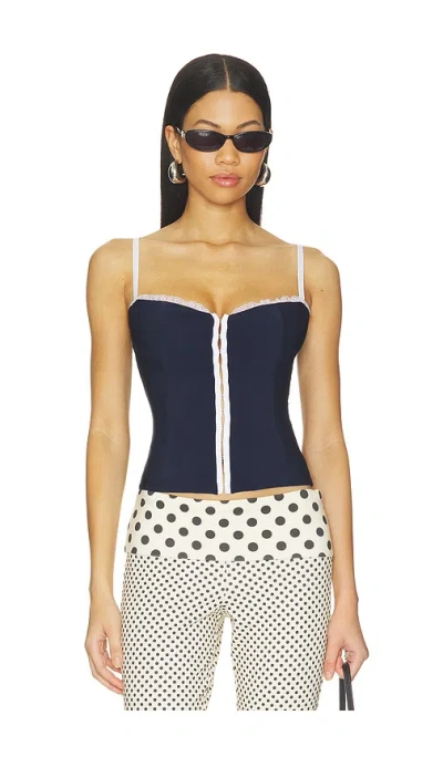 Bella Venice X Revolve The Caroline Corset In Brown
