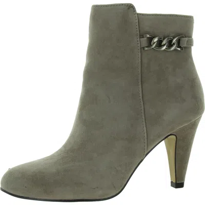 Bella Vita Agnes Womens Suede Ankle Booties In Multi
