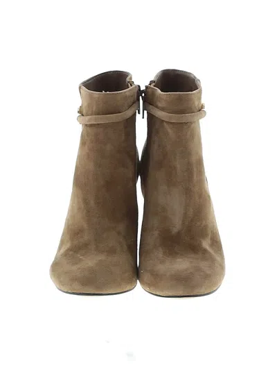 Pre-owned Bella Vita Ankle Boots In Brown