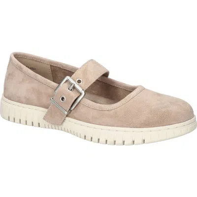 Bella Vita Astro Mary Jane Flat In Neutral