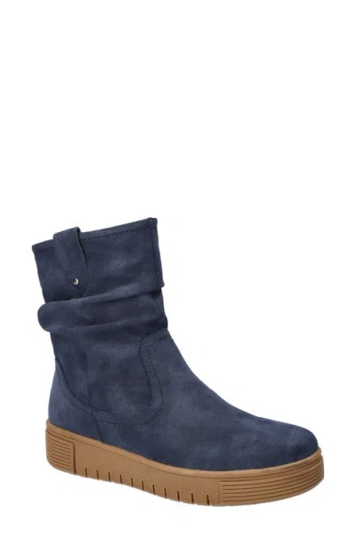 Bella Vita Ava Slouch Bootie In Blue