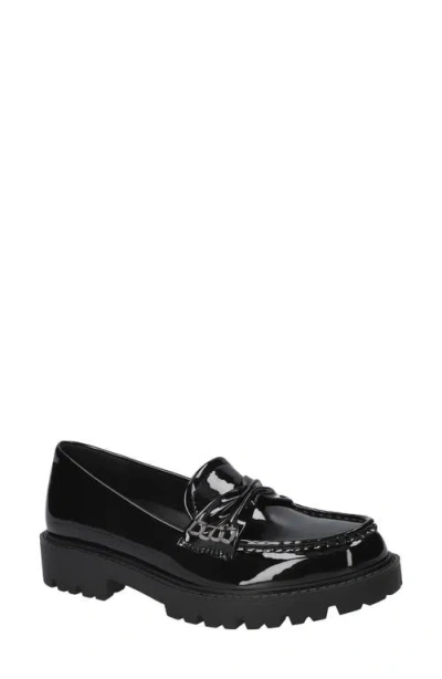 Bella Vita Avalon Lug Sole Loafer In Black