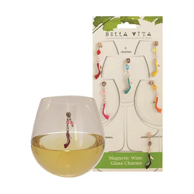 Bella Vita Awmheels Wine Marker Sets Heels In Multi