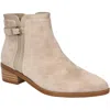 Bella Vita Beatrice Womens Block Heel Faux Suede Ankle Boots In Multi