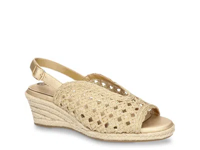 Bella Vita Bethany Espadrille Wedge Sandal In Neutral