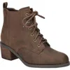 Bella Vita Bismark Lace-up Bootie In Brown