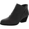 Bella Vita Bobbi Womens Faux Suede Ankle Booties In Grey