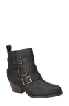 Bella Vita Bowie Buckle Strap Bootie In Black