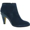Bella Vita Brennan Womens Suede Embossed Ankle Boots In Multi