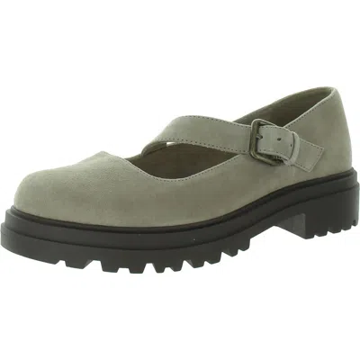 Bella Vita Britt Womens Buckle Faux Suede Mary Janes In Multi