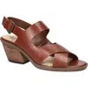Bella Vita Cameron Slingback Sandal In Dark Tan