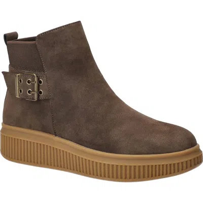 Bella Vita Cassie Buckle Bootie In Brown
