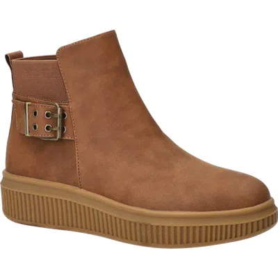 Bella Vita Cassie Buckle Bootie In Brown