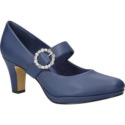Bella Vita Charisma Mary Jane Platform Pump In Blue