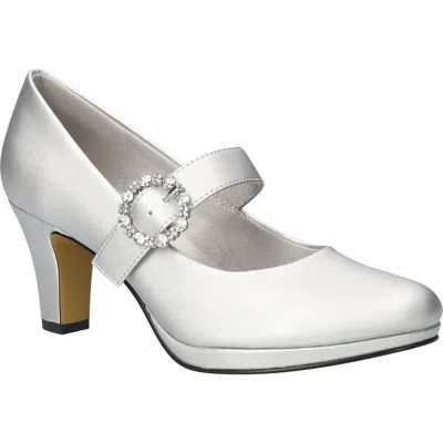 Bella Vita Charisma Mary Jane Platform Pump In White