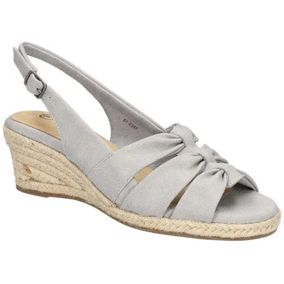 Bella Vita Cheerful Womens Faux Leather Espadrille Wedge Sandals In Multi