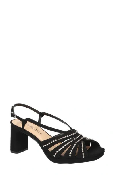 Bella Vita Chorus Slingback Platform Sandal In Black