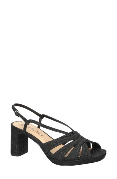 Bella Vita Chorus Slingback Platform Sandal In Black