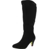 Bella Vita Corinne Plus Womens Wide Calf Faux Suede Knee-high Boots In Multi