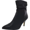 Bella Vita Danielle Womens Leather Stiletto Ankle Boots In Black