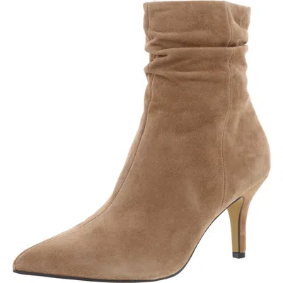 Bella Vita Danielle Womens Slouchy Leather Ankle Boots In Multi
