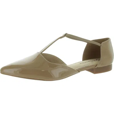 Bella Vita Darby Womens Patent Pointed Toe Ankle Strap In Multi