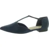 Bella Vita Darby Pointed Toe T-strap Flat In Multi