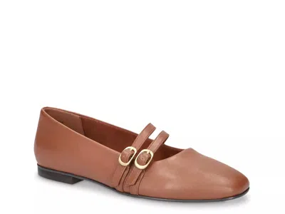 Bella Vita Daven Mary Jane Flat In Brown