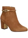Bella Vita Diaz Womens Faux Suede Heel Ankle Boots In Multi