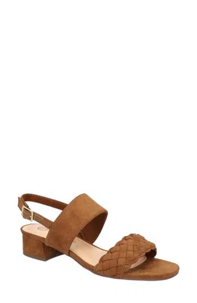 Bella Vita Ellison Slingback Sandal In Cognac Suede
